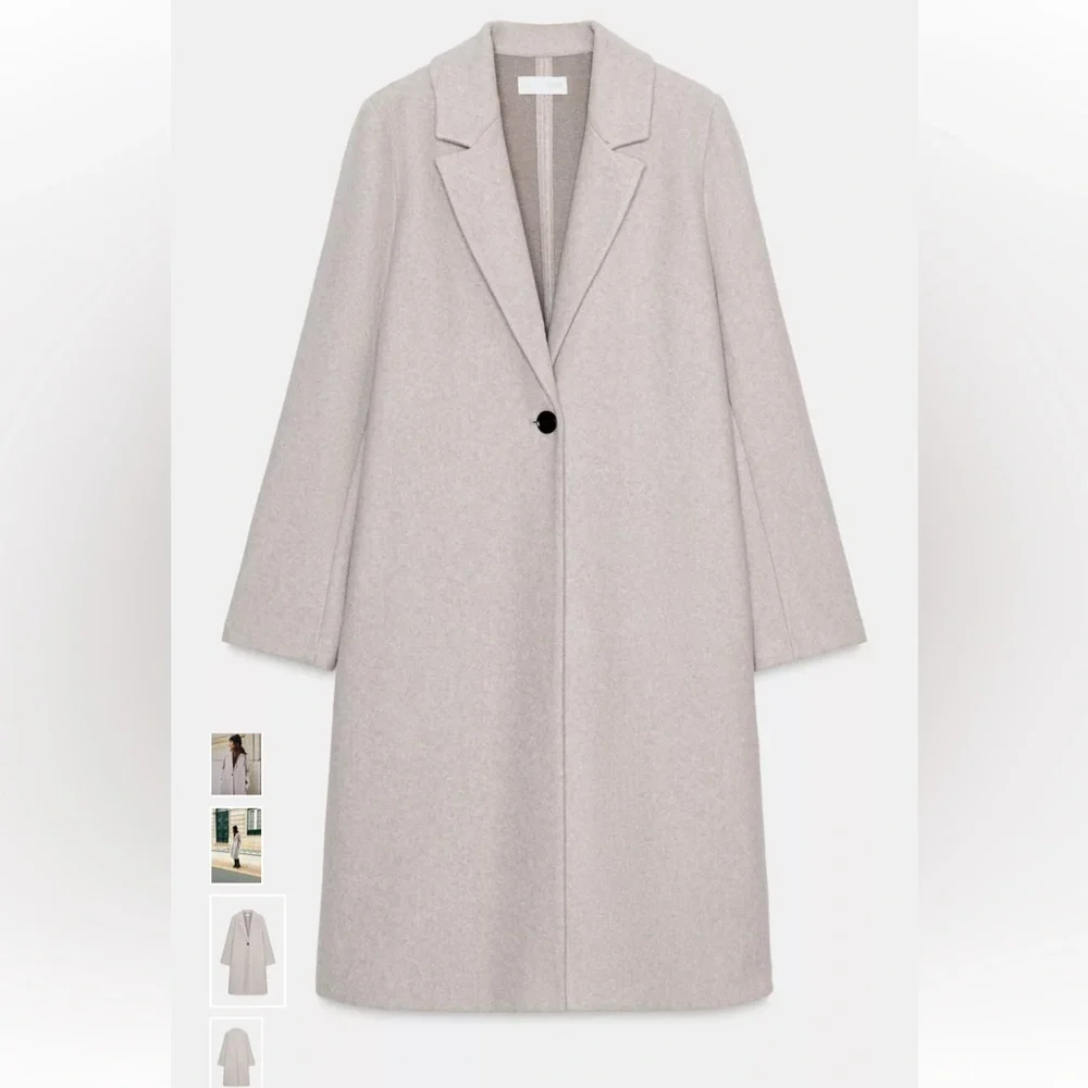 Zara Basic Soft Coat - Picture 5 of 8